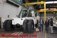 Economie – Visite du sous-préfet d’Autun chez Terex Cranes France à Saint-Vallier