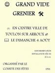 Grand vide-grenier à Toulon-sur-Aroux (Sortir)