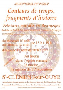 Exposition « Couleurs de temps, fragments d’histoire (Saint-Clément-sur-Guye)