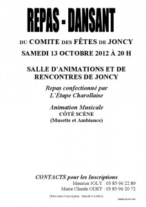 Comité des fêtes de Joncy