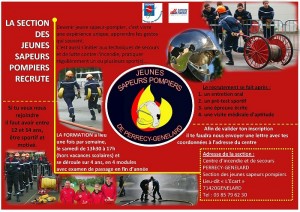 Jeunes sapeurs pompiers de Perrecy-Genelard