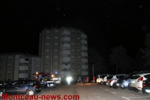 Deuxième incendie la même nuit dans le bâtiment « D » de la Zac de Rompois à Blanzy