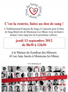 Don du sang (Montceau-les-Mines)
