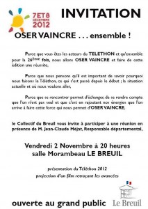 Téléthon 2012 au Breuil