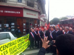 Manifestation des « E.ON » à Paris de ce jeudi
