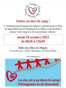 Don du sang (Montceau-les-Mines)