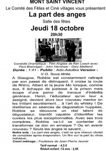 Comité des fêtes – Ciné Villages (Mont-Saint-Vincent)