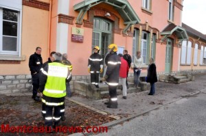 Ecole évacuée à Saint-Vallier ce lundi matin