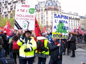 Manifestation des « AFPA » à Paris