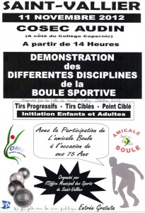 A Saint-Vallier le 11 novembre 2012