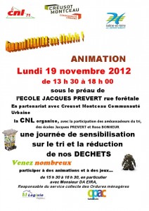 Journée de sensibilisation sur le tri et la réduction des déchets