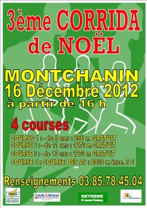 3ème Corrida de Noël de Montchanin