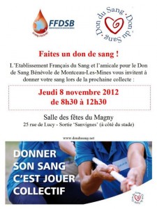 Don du sang (Montceau-les-Mines)