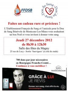 Don du sang (Montceau-les-Mines)