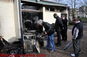 Incendie de la salle paroissiale de Blanzy