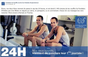 Record du monde d’endurance sur ergomètre
