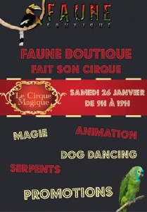 « Faune Boutique » fait son cirque ! (Le Creusot)
