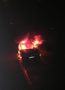 Feu de voiture (Montceau)