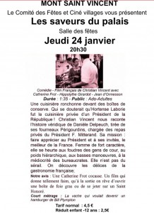 Comité des fêtes – Ciné Villages (Mont-Saint-Vincent)