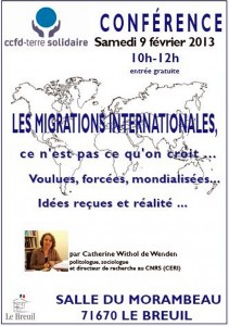 Conférence au Breuil sur les migrations internationales
