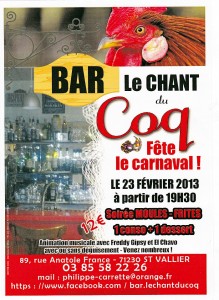 Bar « Le chant du coq » (Saint-Vallier)