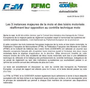 Contrôle technique moto