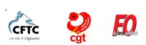 Organisations syndicales CFTC, CGT, et FO Santé