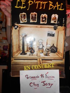 Le « P’tit Bal » en concert chez Josy (Montceau)