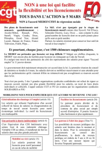 Journée d’action nationale le 5 mars