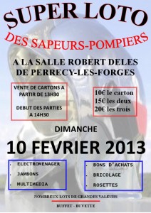 Super loto des Sapeurs Pompiers