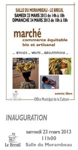 « Marché du commerce équitable, bio et artisanal » (Le Breuil)