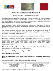 Visites d&rsquo;entreprise