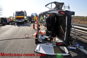Accident mortel sur la RCEA-RN70 (Ciry-le-Noble)
