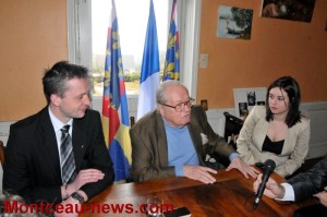 Conférence de presse de Jean-Marie Le Pen à La Guiche