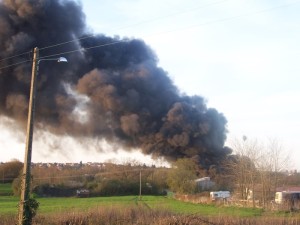 Incendie chez « ex » Merlin à Montcau-les-Mines
