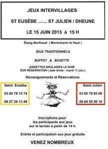 Jeux inter-villages (Saint-Julien-sur-Dheune)