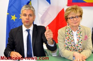 Laurent Wauquiez à Montceau-les Mines