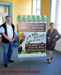 Marché bio et « Troc jardin » (Montceau-les-Mines)