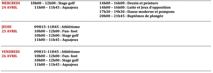 vacances jeunes avril 1404133