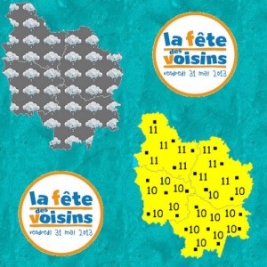 Prévision Météo pour la fête des voisins !