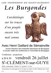 Conférence-projection dans le cadre des « Vendredis de Saint-Clément »