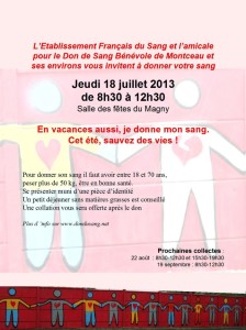 Amicale du don du sang (Montceau-les-Mines)