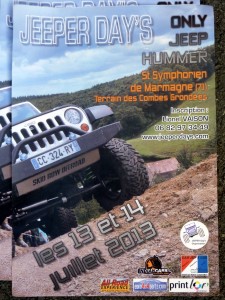 « Jeepers day&rsquo;s »  à Saint-Symphorien de Marmagne