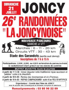 Randonnée « La Joncynoise » (Joncy)