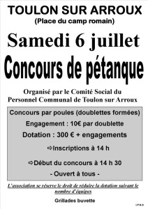 Comité social du personnel communal (Toulon-sur-Arroux)