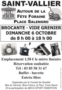 Brocante et vide grenier