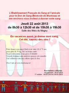 Amicale du don du sang (Montceau-les-Mines)