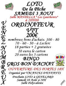 Loto de la pêche « Les Gautherets »