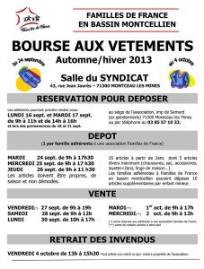 Familles de France en bassin montcellien