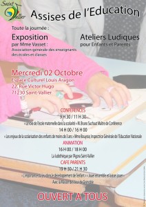 Les Assises de l’éducation à Saint-Vallier